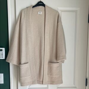 Wilfred Cream Merino Wool coat